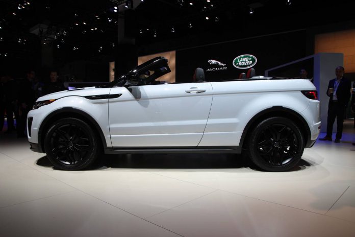 Range Rover Evoque Convertible  side view