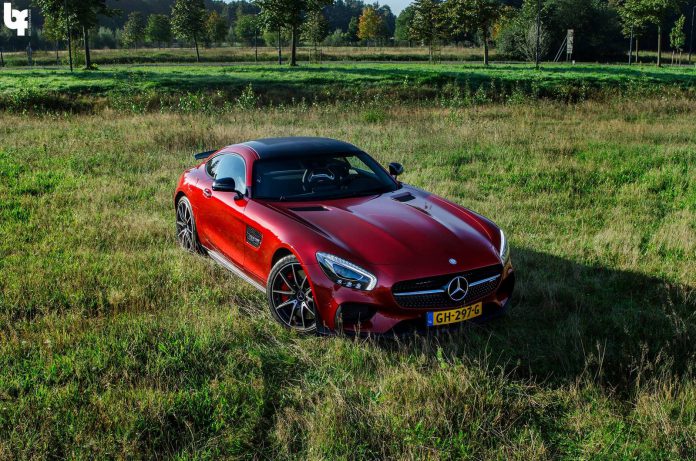 Red Mercedes-AMG GT S