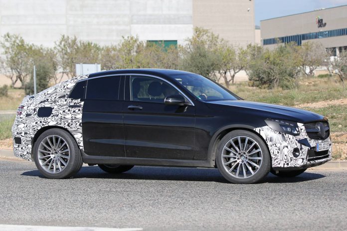 Mercedes-Benz GLC 450 AMG Coupe spy shot