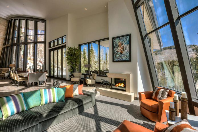 Park City mansion lounge