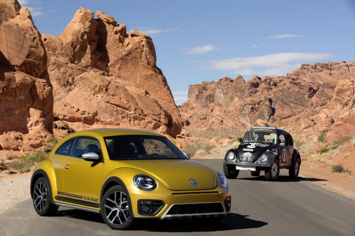 VW Beetle Dune and classic Beetle