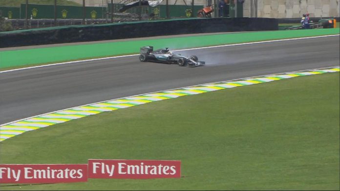 Mercedes-AMG Brazilian GP spinning