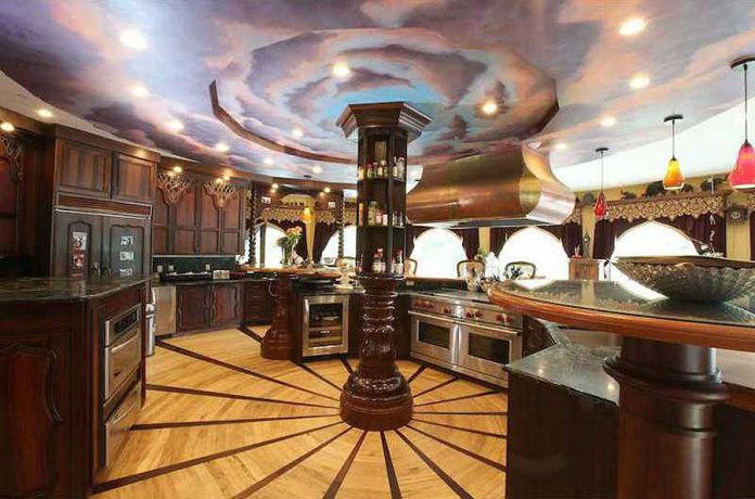 $45 million castle for sale kitchen
