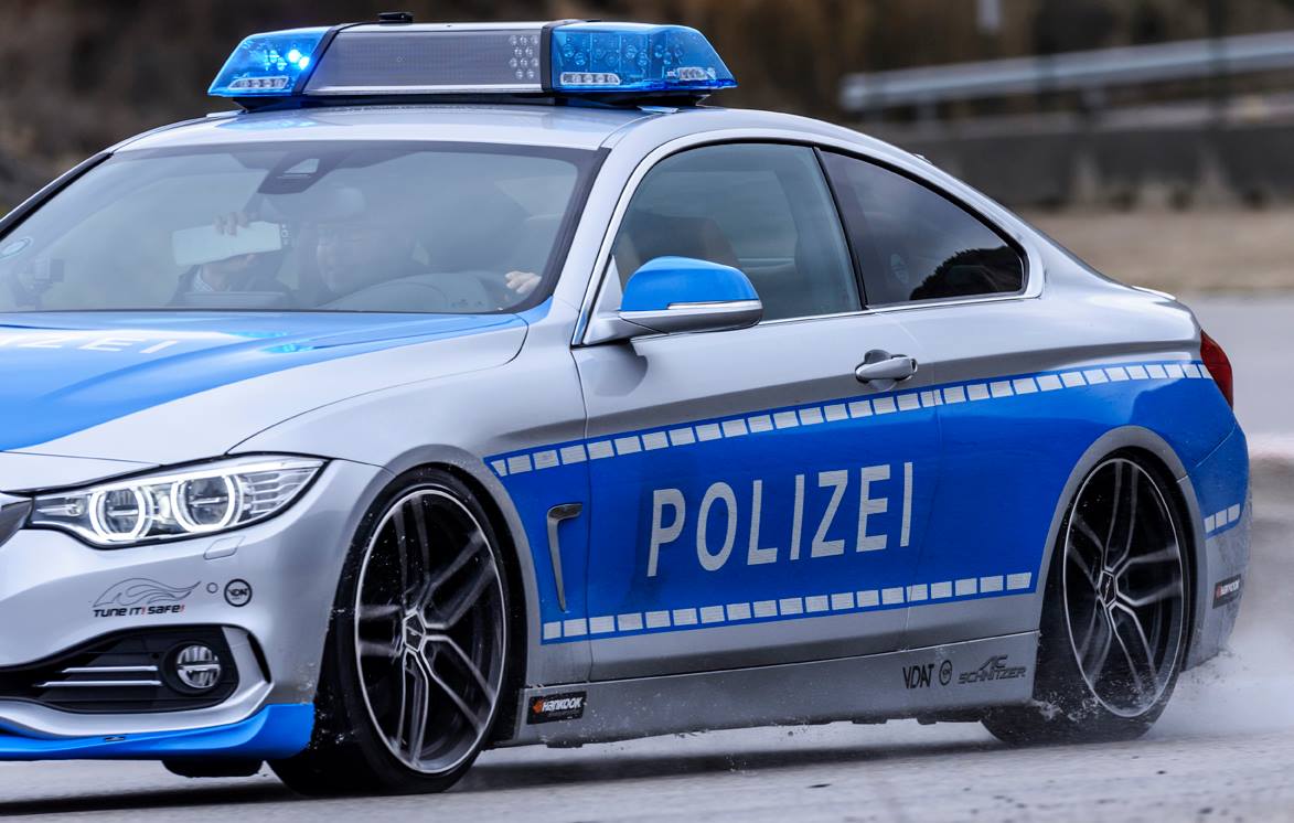 BMW m5 Polizei