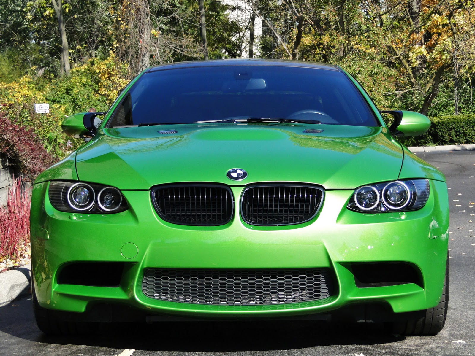 BMW m3 e92 зеленая