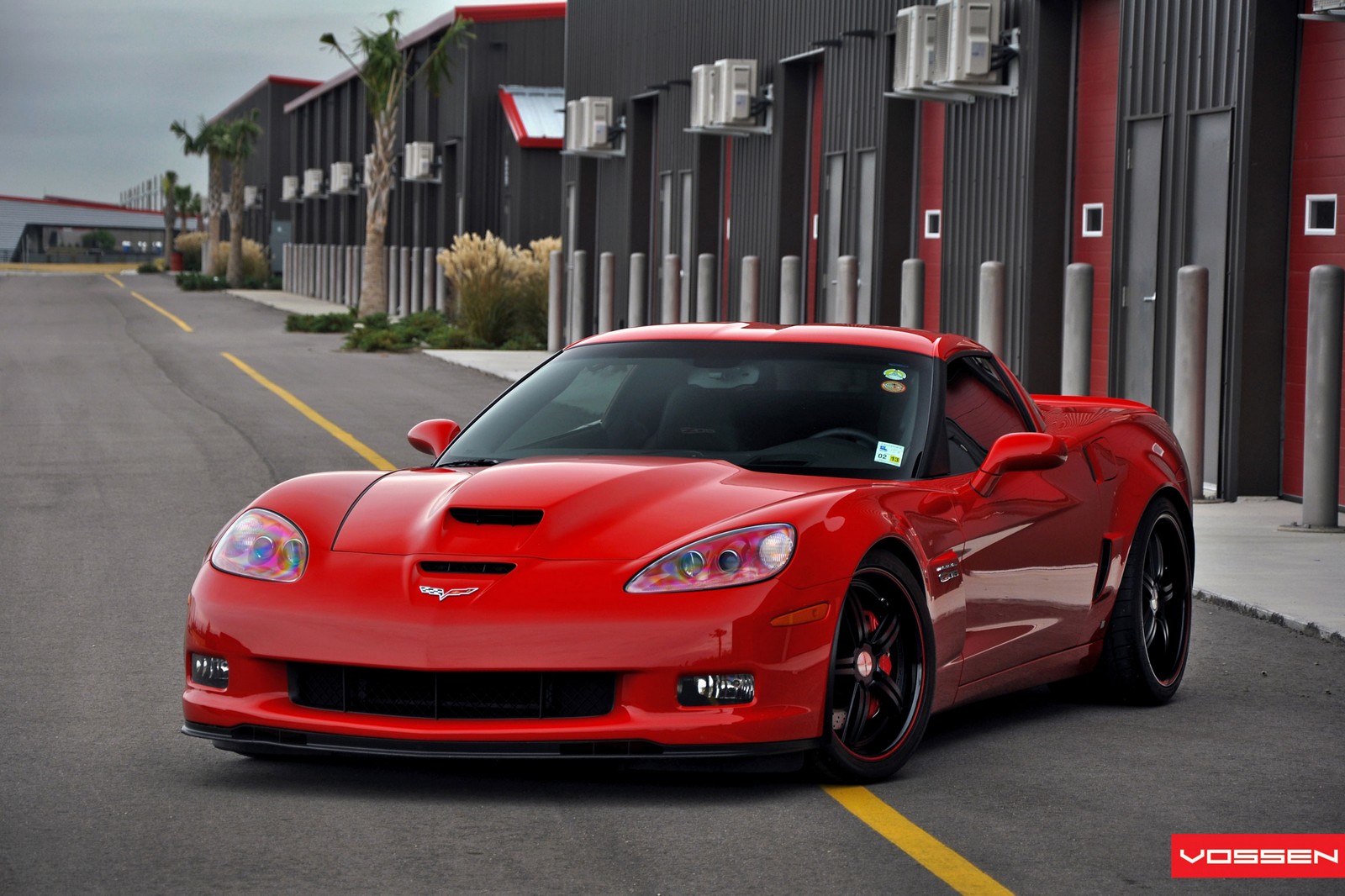 Chevrolet Corvette c6 Black Red