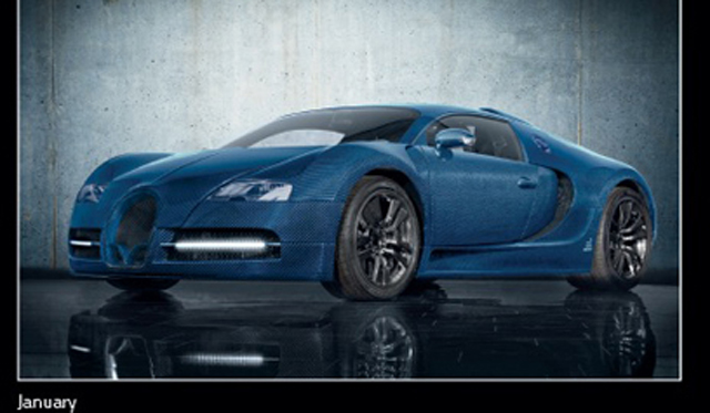 Mansory Teases Latest Tuned Bugatti Veyron in Annual Calender