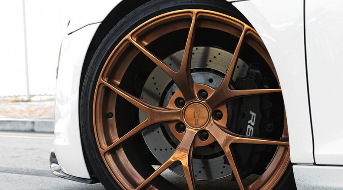 Audi R8 V10 on Bronze PUR 4OUR Wheels