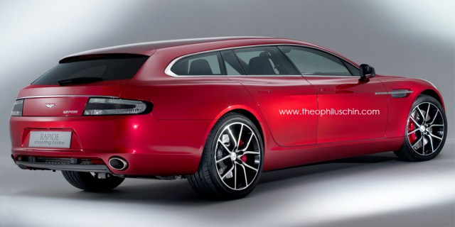 Render: Aston Martin Rapide Shooting Brake by Theophilus Chin