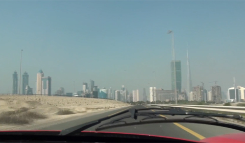 Video: Ride in a Ferrari Enzo in Dubai