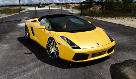 Lamborghini Gallardo Spyder on Concavo CW-S5 Wheels