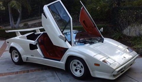 Video: Mario Andretti's-ex Lamborghini Countach Gets Makeover