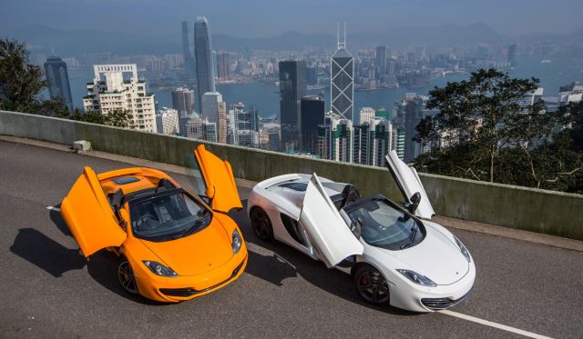 Launching the McLaren 12C Spider in Hong Kong