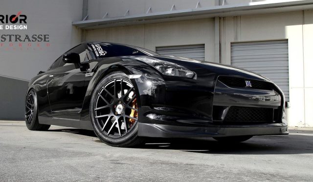 Black Nissan GT-R with by Superior Automotive Design