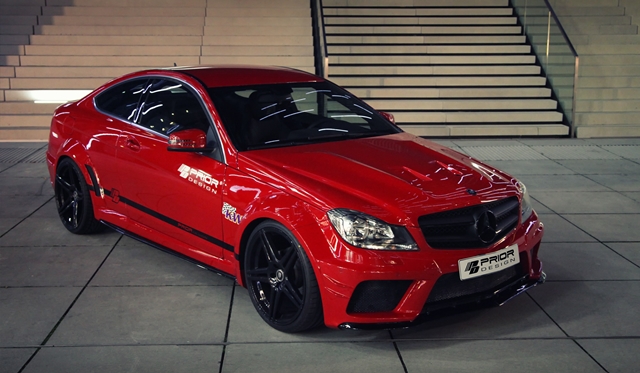 Official: Mercedes C-Class Coupe Black Edition Widebody by Prior Design