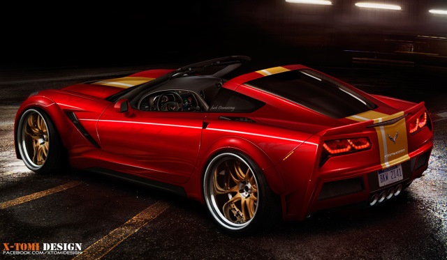 Render 2014 Corvette Stingray Convertible