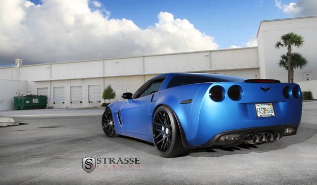 Strasse Forged Wheels Matte Blue Z06