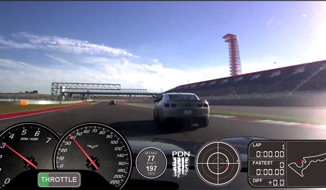 Video: Chevrolet Corvette C6 Z06 Chasing Camaro ZL1 on Circuit of the Americas