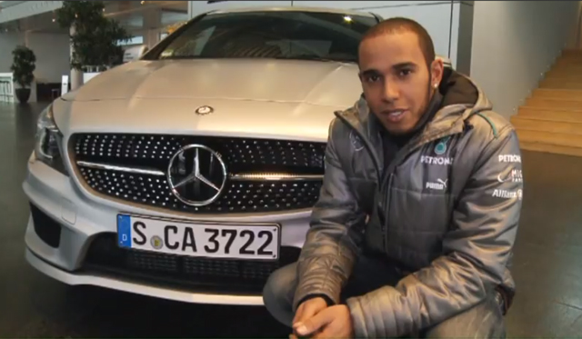 Video: Lewis Hamilton Drives the new Mercedes-Benz CLA250
