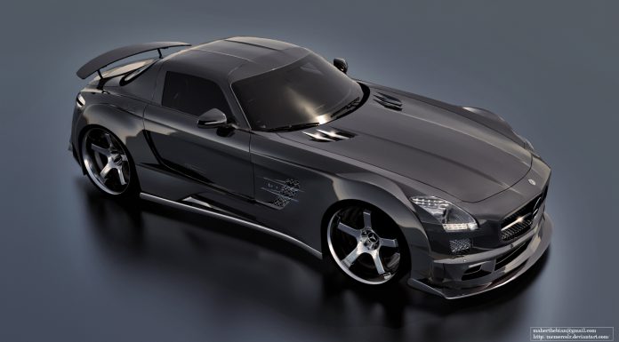 Mercedes-Benz SLS AMG Bodykit Rendering by Maher Thebian