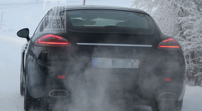 Spyshots: Facelifted 2013 Porsche Panamera