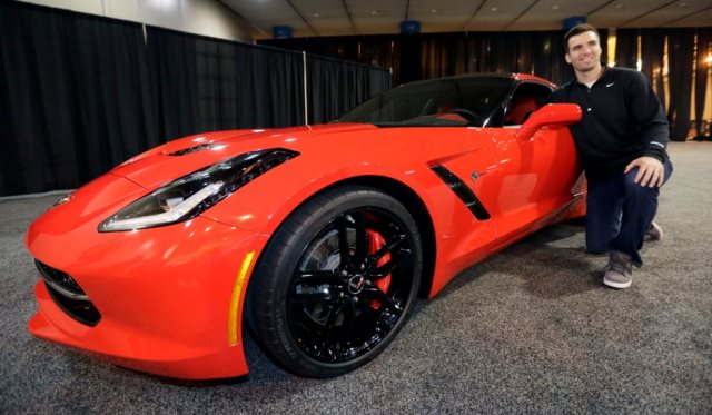 2014 Corvette Stingray given to Joe Flacco