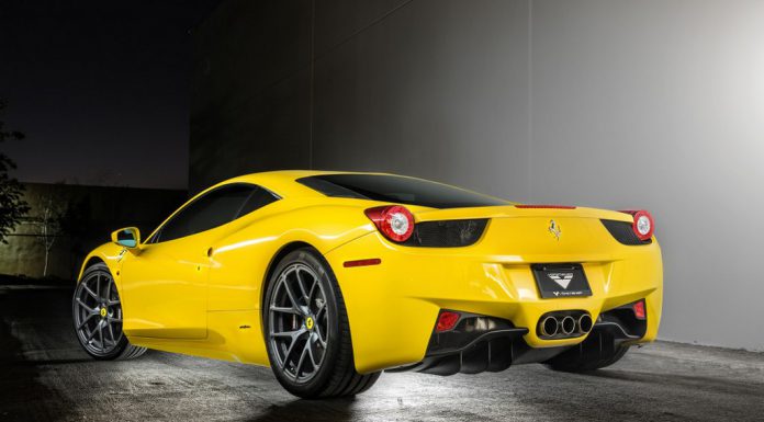 Ferrari 458 Italia Completed With Vorsteiner VS-110 Wheels