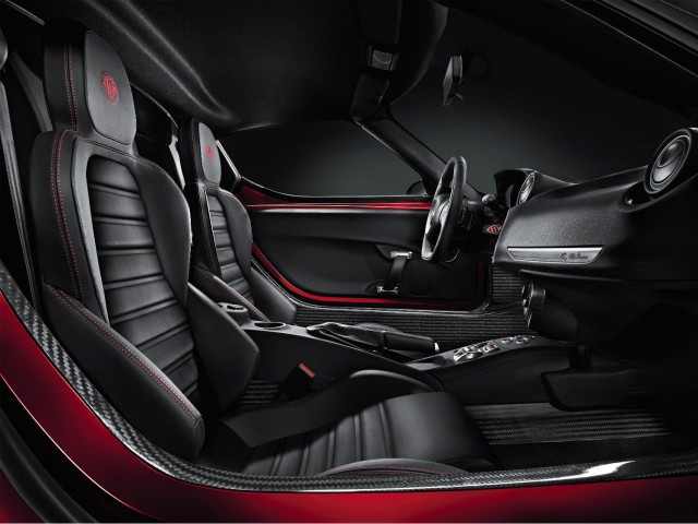 Interior Details and Photos of the Alfa Romeo 4C