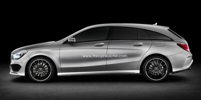 Render: Mercedes-Benz CLA Shooting Brake by Theophilus Chin