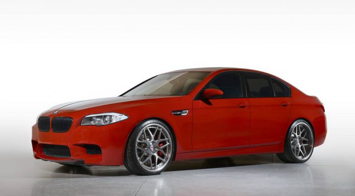 Imola red BMW F10 M5 by iND