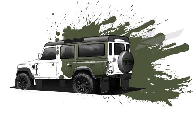 A Kahn Design Concept 23 Defender Sketch