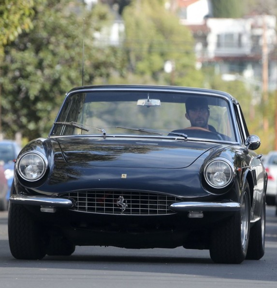Adam Levine Spotted Driving Rare Black Ferrari 365 GTC