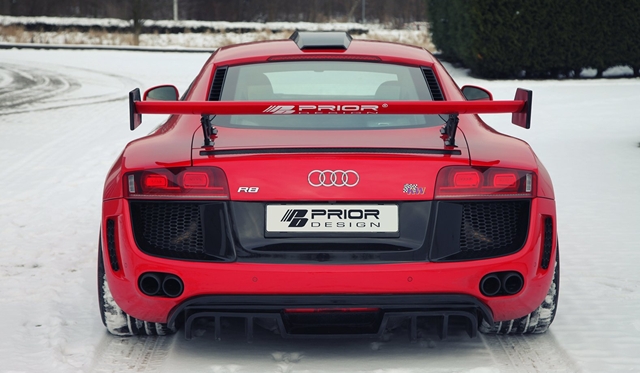 Gallery: Prior-Design AUDI R8 PD GT650 in the Snow
