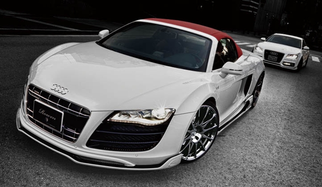 Official: Audi R8 V10 Spyder White Wolf Edition