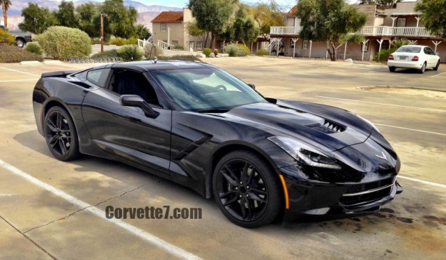 Black C7 Corvette Stingray Spotted in San Diego by Camaro5 Members 