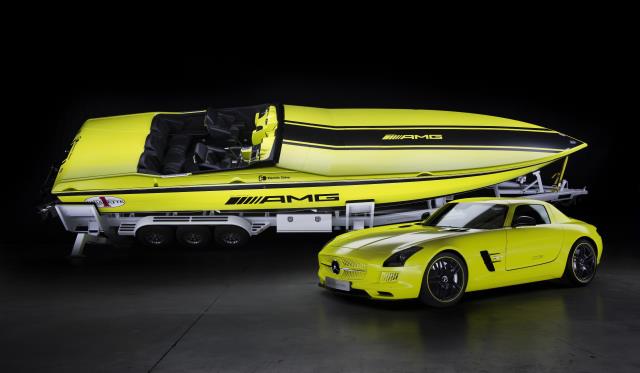 Mercedes-Benz SLS AMG Electric Drive Technology Makes Worlds Most Powerful Boat