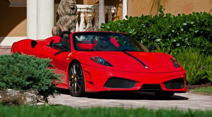 Gallery: Red Ferrari 16M Scuderia Spider in Sunny Florida