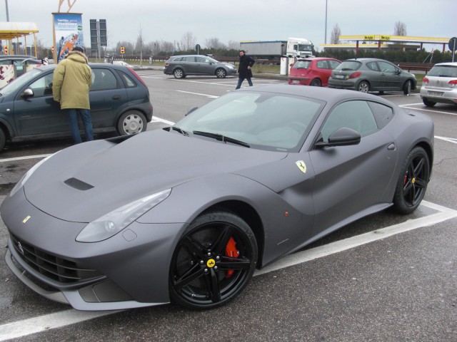 Matte Grey Ferrari F12 Berlinetta 