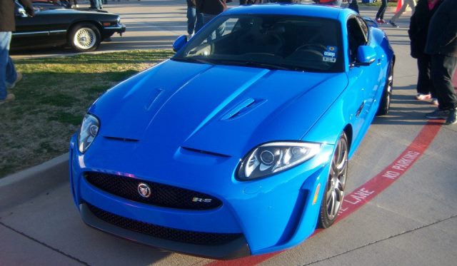 Jaguar XKR-S Coupe in French Racing Blue