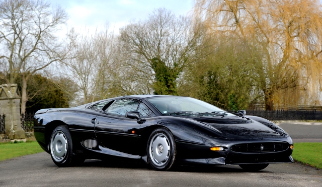 Jet Black Jaguar XJ220 Headed for Historics at Brooklands Auctions 