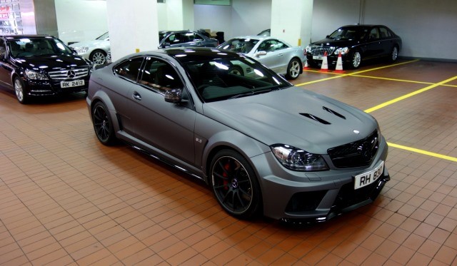 Mercedes Benz C63 Amg Black Series In Matte Seal Gray By Mode Carbon Gtspirit