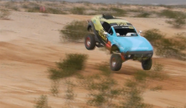 Video: Rally Fighter Rolls Before Continuing Arizona Race