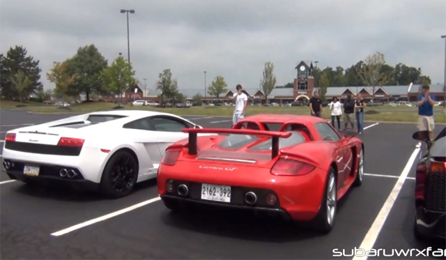 Video: Rev Battle With LFA, Carrera GT, Aventador, LP560-4 and R8 V10