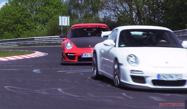 Video: Porsche GT3 RS 4.0 and GT2 RS on the Nurburgring
