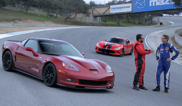 Video: 2013 SRT Viper GTS Pitted Against Corvette ZR1 by Motor Trend