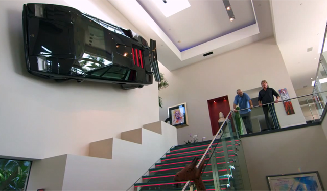 Video: Newport Beach Mansion With Lamborghini Countach Wall-art 