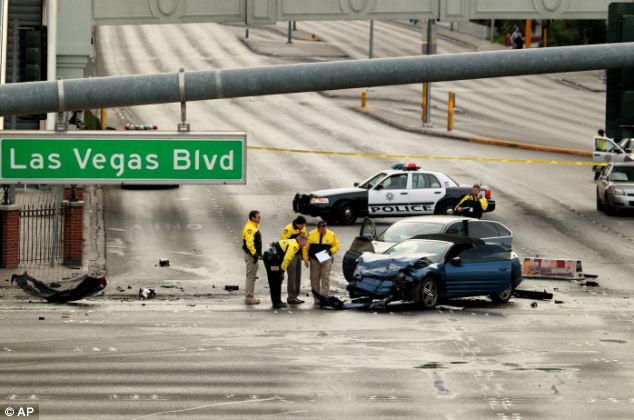 Shooting and Crash on Las Vegas Strip Leaves Three Dead