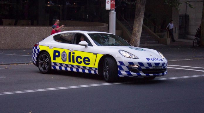 Porsche Panamera Police car Captured in Australia