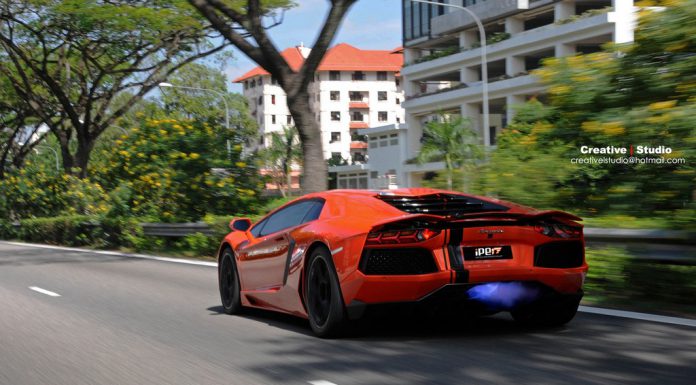 Photo Of The Day: Lamborghini Aventador Shooting Flames