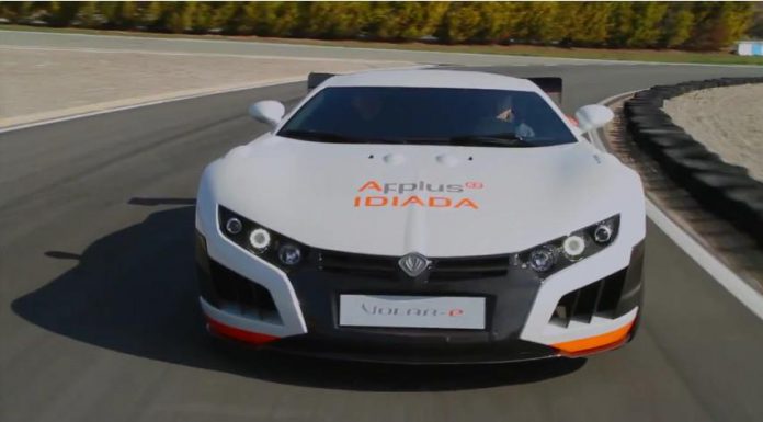 Video: 2013 Applus+Idiada Volar-E Debuts in Spain